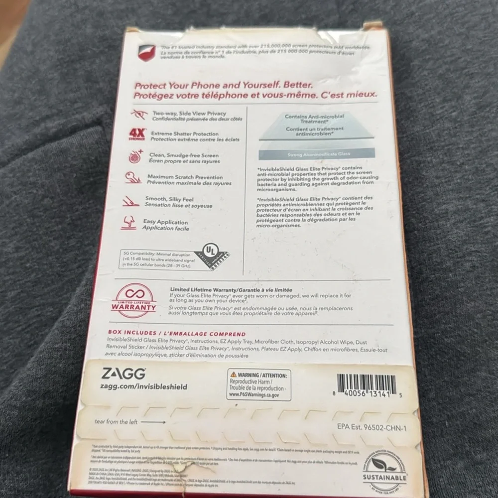 Screen protector for iPhone